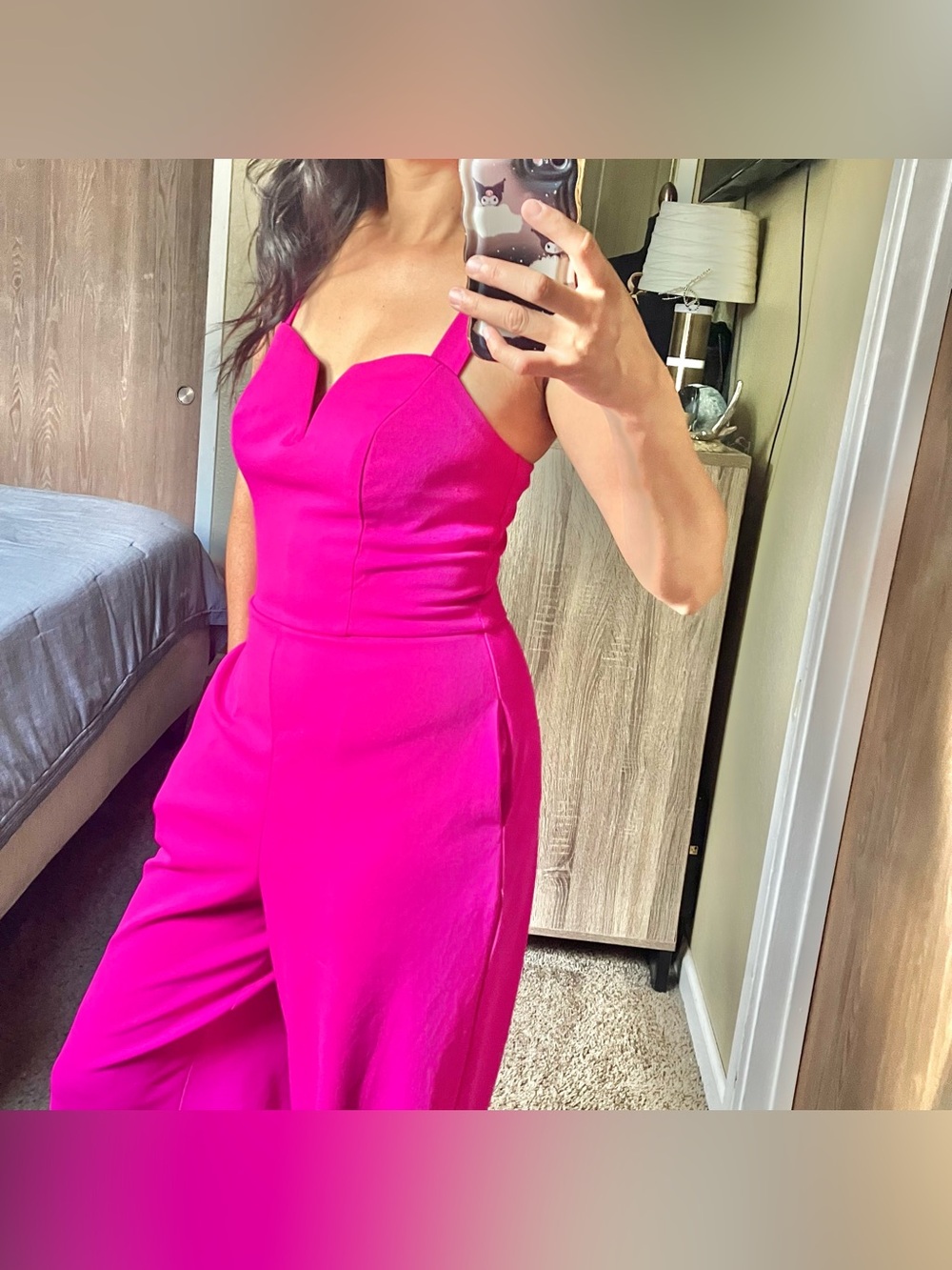 Crystal Sky hot pink jumpsuit